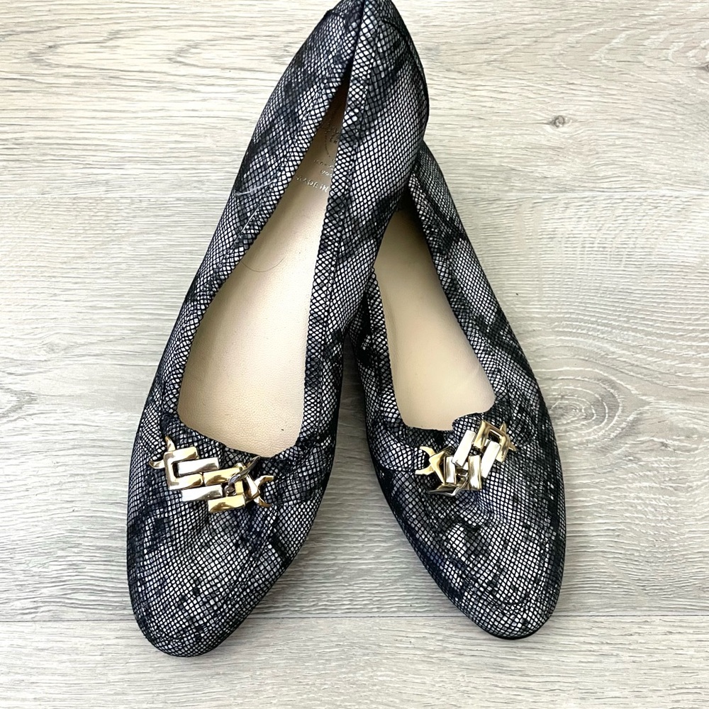 Amalfi by rangoni site black lace loafers flats - Picture 1 of 5